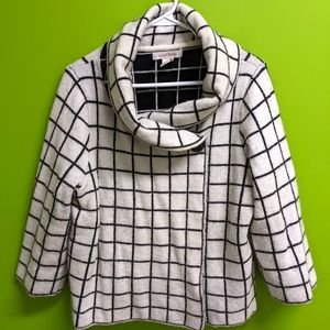 Retro inspired Spring or Fall sweater coat